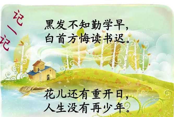 白首方悔讀書(shū)遲的上一句詩(shī)是什么