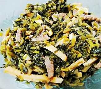 豬肝炒血皮菜的做法