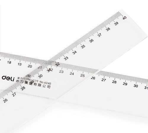尺子上有數字、刻度線(xiàn)和()