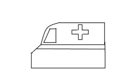救護車(chē)的畫(huà)法 繪畫(huà),小汽車(chē)的簡(jiǎn)筆畫(huà)圖4