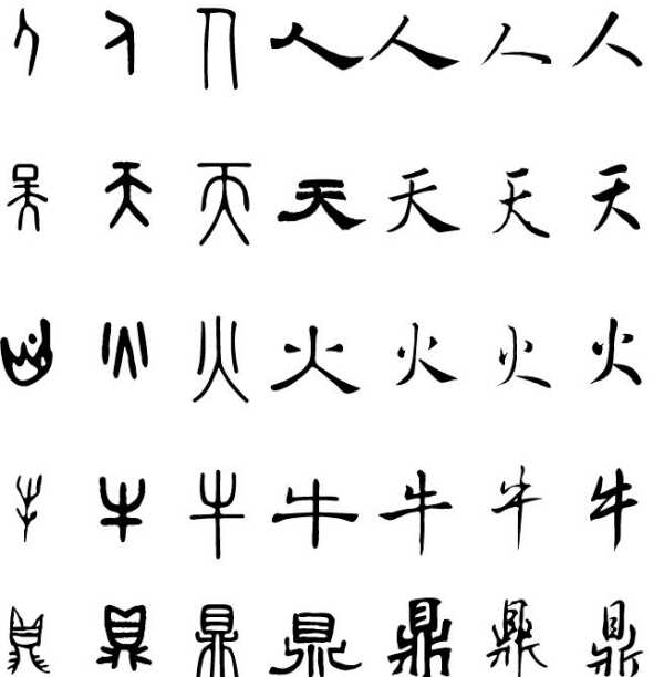 漢字演變過(guò)程七個(gè)階段圖片,漢字演變過(guò)程七個(gè)階段時(shí)間圖2