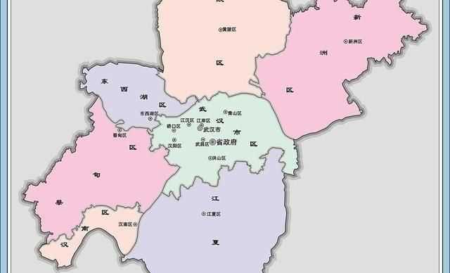 武漢幾個(gè)區縣