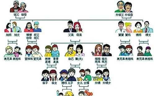 3代直系親屬包括自己的那些親人