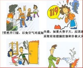 關(guān)于火的安全知識漫畫(huà)