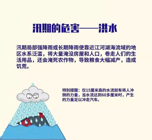 幼兒暑期防汛安全知識