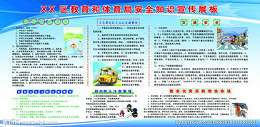 迎接新生安全知識宣傳展板