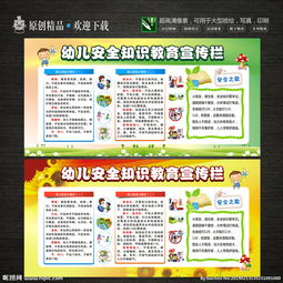 幼兒安全知識教育宣傳欄目