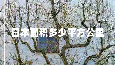 日本面積多少平方公里