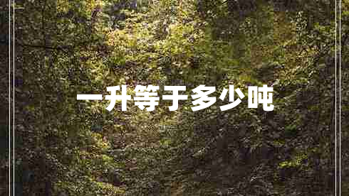 一升等于多少?lài)? title=