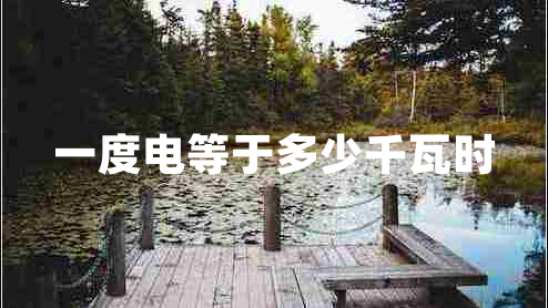 一度電等于多少千瓦時(shí) 一度電等于多少千瓦時(shí)