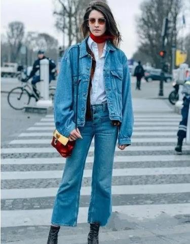 牛仔外套搭配什么褲子