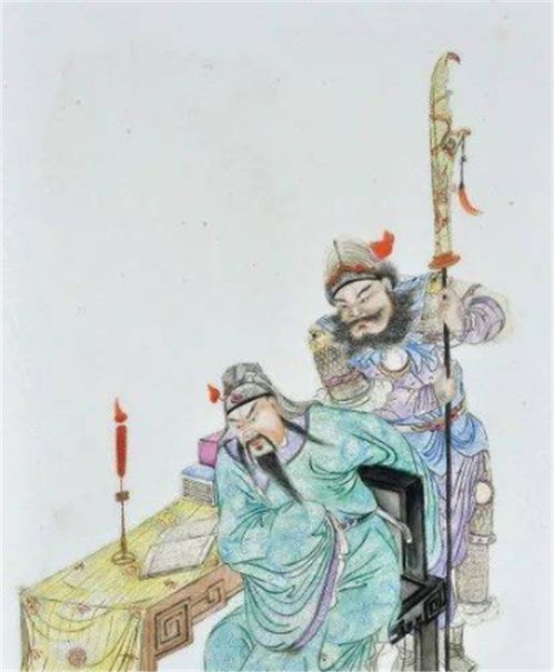 關(guān)羽夜讀春秋的故事,關(guān)羽夜讀春秋年畫(huà),關(guān)羽秉燭夜讀春秋