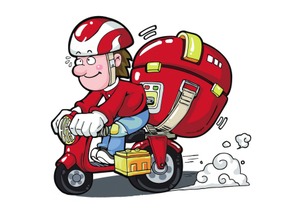 形容外賣(mài)小哥的句子正能量句子