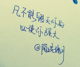 手寫(xiě),句子,能量