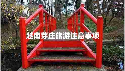 越南芽莊旅游注意事項