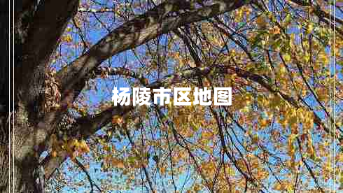 楊陵市區地圖