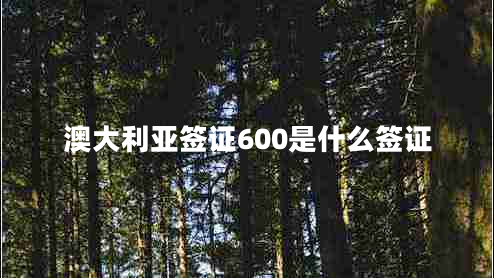 澳大利亞簽證600是什么簽證 澳大利亞簽證600是什么簽證