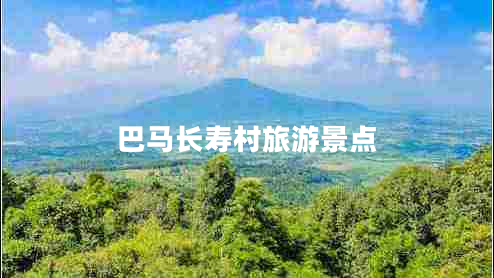 巴馬長(cháng)壽村旅游景點(diǎn)