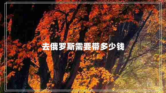 去俄羅斯需要帶多少錢(qián)