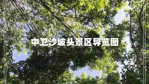 中衛沙坡頭景區導覽圖