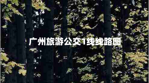 廣州旅游公交1線(xiàn)線(xiàn)路圖