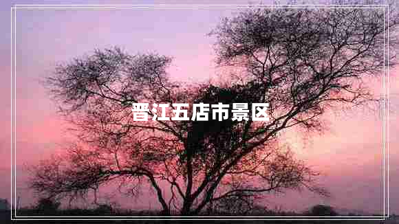 晉江五店市景區