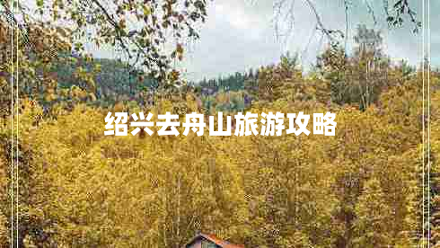 紹興去舟山旅游攻略