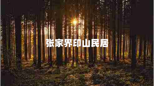 張家界印山民居