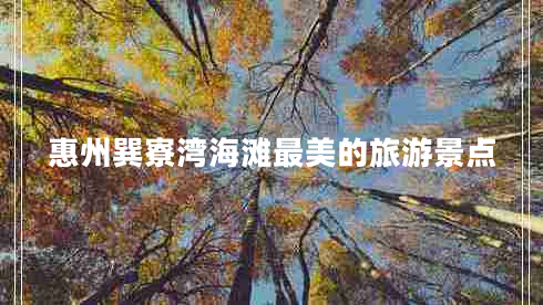 惠州巽寮灣海灘最美的旅游景點(diǎn)