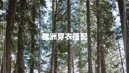 歐洲穿衣搭配 歐洲穿衣搭配