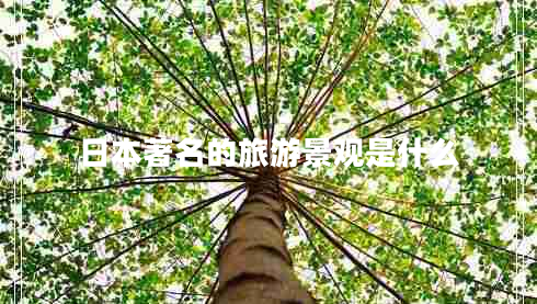 日本著(zhù)名的旅游景觀(guān)是什么