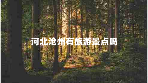 河北滄州有旅游景點(diǎn)嗎 河北滄州有旅游景點(diǎn)嗎