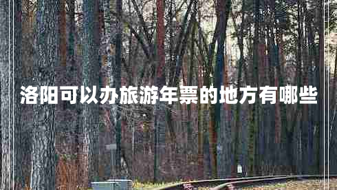 洛陽(yáng)可以辦旅游年票的地方有哪些