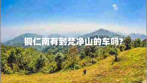 銅仁南有到梵凈山的車(chē)嗎?