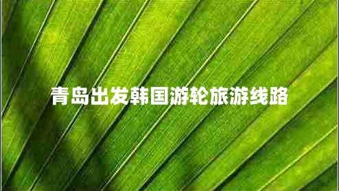 青島出發(fā)韓國游輪旅游線(xiàn)路