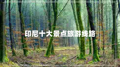 印尼十大景點(diǎn)旅游線(xiàn)路