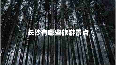 長(cháng)沙有哪些旅游景點(diǎn)