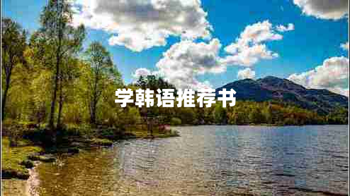 學(xué)韓語(yǔ)推薦書(shū)