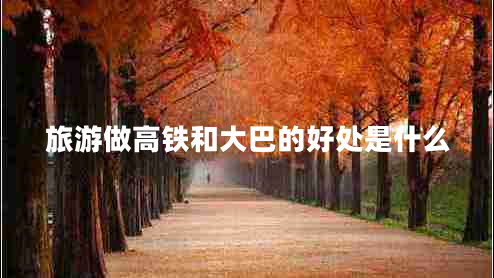 旅游做高鐵和大巴的好處是什么