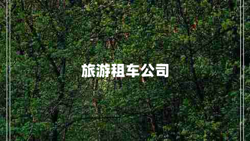 旅游租車(chē)公司