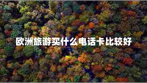 歐洲旅游買(mǎi)什么電話(huà)卡比較好