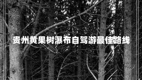 貴州黃果樹(shù)瀑布自駕游最佳路線(xiàn)