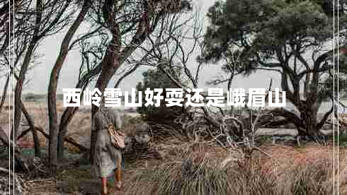 西嶺雪山好耍還是峨眉山