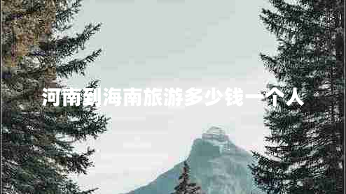 河南到海南旅游多少錢(qián)一個(gè)人