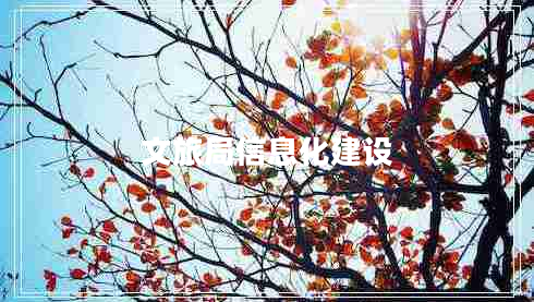 文旅局信息化建設