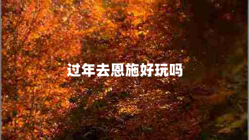 過(guò)年去恩施好玩嗎