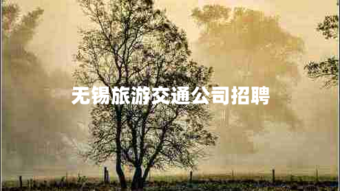無(wú)錫旅游交通公司招聘