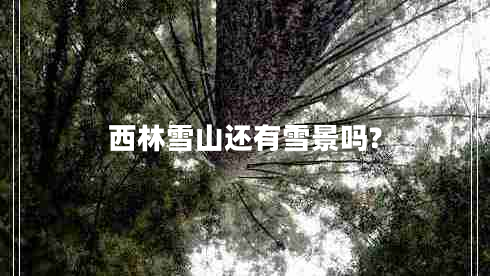 西林雪山還有雪景嗎?