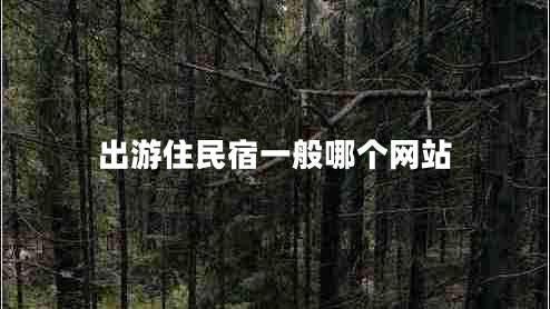 出游住民宿一般哪個(gè)網(wǎng)站 出游住民宿一般哪個(gè)網(wǎng)站