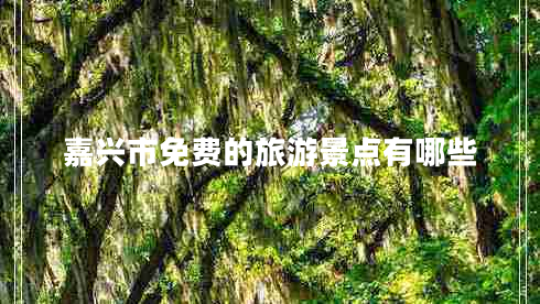 嘉興市免費的旅游景點(diǎn)有哪些